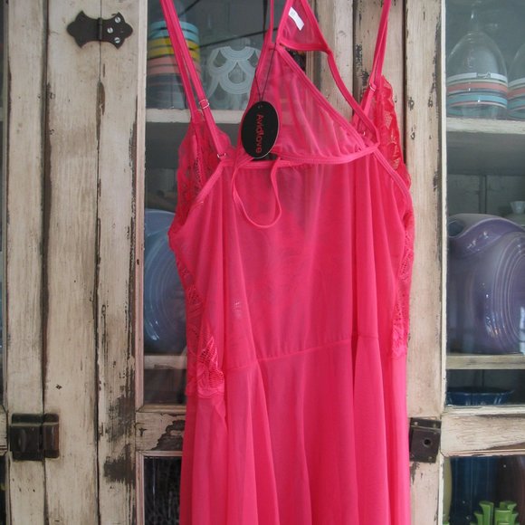 Avid Love | Magenta Babydoll G-String 3XL...NWT - Picture 3 of 8